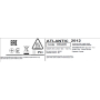 Електрична рушникосушарка Atlantic 2012 хромована 1453х480х100мм 500 Вт