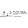 Електрична рушникосушарка Atlantic Adelis антрацит 1374х556х118мм 750 Вт