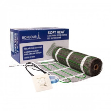 Комплект-Мат нагрівальний Bonjour Soft Heat EcoPRO-1200-8.0/150 W/m2 з терморегулятором RTP Комплект-Мат нагрівальний Bonjour Soft Heat EcoPRO-1200-8.0/150 W/m2 з терморегулятором RTP