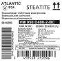 Водонагрівач побутовий електричний Atlantic Steatite Elite VM 050 D400-2-BC (1500W)