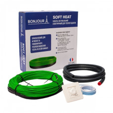 Комплект-Кабель нагрівальний Bonjour Soft Heat EcoTWIN-1040-86 W/m з терморегулятором RTP Комплект-Кабель нагрівальний Bonjour Soft Heat EcoTWIN-1040-86 W/m з терморегулятором RTP