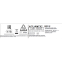 Електрична рушникосушарка Atlantic 2012 біла 790х400х100мм 300 Вт