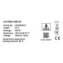 Комплект-Кабель нагрівальний Bonjour Soft Heat EcoTWIN-300-25 W/m з терморегулятором RTP