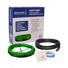 Комплект-Кабель нагрівальний Bonjour Soft Heat EcoTWIN-300-25 W/m з терморегулятором RTP Комплект-Кабель нагрівальний Bonjour Soft Heat EcoTWIN-300-25 W/m з терморегулятором RTP