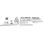 Электрический полотенцесушитель Atlantic Adelis антрацит 984х556х118мм 500 Вт