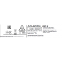 Електрична рушникосушарка Atlantic 2012 антрацит 1248х400х100мм 500 Вт