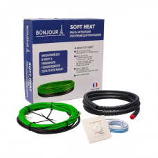 Комплект-Кабель нагрівальний Bonjour Soft Heat EcoTWIN-220-18 W/m з терморегулятором RTP Комплект-Кабель нагрівальний Bonjour Soft Heat EcoTWIN-220-18 W/m з терморегулятором RTP