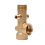 З'єднувач шестивихідний 110мм 1'М×1/4'М×1/4'М×1'F×1'×1/4'F AQUATICA (779625)