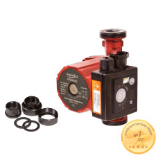 Насос циркуляційний енергозберігаючий 5-45Вт Hmax 6м Qmax 50л/хв Ø1½' 130мм + гайки Ø1' AQUATICA (774137)