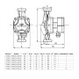 Насос циркуляційний енергозберігаючий 5-39Вт Hmax 6м Qmax 53л/хв Ø1½' 180мм + гайки Ø1' AQUATICA GPA25-6/180 III (774053)