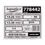 Насос відцентровий 0.37кВт H 49(38)м Q 55(35)л/хв Ø102мм 35м кабелю mid AQUATICA 4QJED3-7-0.37 (778441)