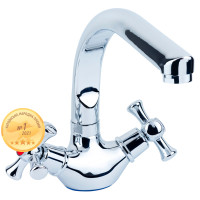 Змішувач PL 1/2' для кухні Г-гусак на гайці AQUATICA PL-4B255C (9777120)