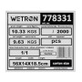 Насос вихревой 1.1кВт H 98(39)м Q 45(30)л/мин Ø96мм 10м кабеля WETRON 4SKmw150M (778332)