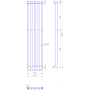 INOX Туб Куб 1500х350/320