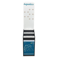 Cтенд для смесителей узкий антрацит 2200×470×502мм AQUATICA (0221002)