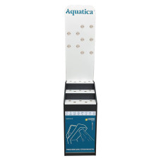 Стенд для змішувачів вузький антрацит 2200×470×502мм AQUATICA (0221002)