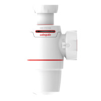 Сифон для кухонної мийки Neo Air 1½'×Ø40мм WIRQUIN (9542331)