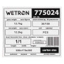 Насос відцентровий 0.75кВт Hmax 18м Qmax 200л/хв WETRON 1DK-20 (775024)