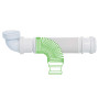 Сифон для кухонної мийки Senzo 1½'×Ø40мм WIRQUIN (9542530)