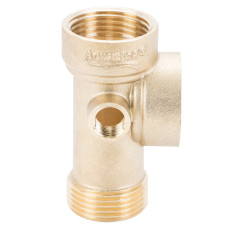 З'єднувач п'яти вивідний 80мм 1'м×1'F×1'F×1/4'M×1/4' F∠180° AQUATICA (779599)