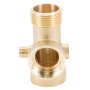 З'єднувач п'яти вивідний 80мм 1'м×1'F×1'F×1/4'M×1/4' F∠180° AQUATICA (779599)