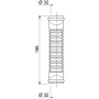 З'єднання гнучке Magiflex Ø32мм F-F 196мм WIRQUIN (9549352)