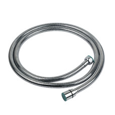 Шланг для душа 1/2' SS хромований розтяжний з підшипником 150-210см AQUATICA XB-8153 (9792020)