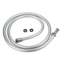 Шланг для душа 1/2' PVC 3-х шаровий сріблястий 150см TAU XB-0483 (9891661)