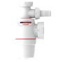 Сифон для кухонної мийки Neo Air 1½'×Ø40мм з підведенням WIRQUIN (9542321)
