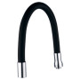 Излив (гусак) 3/4" для кухни силиконовый черный AQUATICA (XH-5239) (9793510)