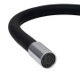 Излив (гусак) 3/4" для кухни силиконовый черный AQUATICA (XH-5239) (9793510)