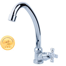 Змішувач QN 1/2' монокран на гайці (КРАТНО 2шт) AQUATICA QN-1G158C (9786600)