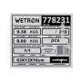 Насос шнековий 0.37кВт H 95(48)м Q 30(20)л/хв Ø96мм 10м кабелю WETRON 4QGDMw1.2-50-0.37 (778231)