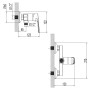 Змішувач MARMORE Ø35 для душу CORSO DB-1D138C (9623300)