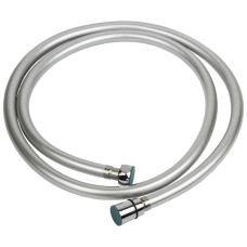 Шланг для душа 1/2' PVC 3-х шаровий з підшипником сріблястий 150см AQUATICA XB-0173 (9791611)