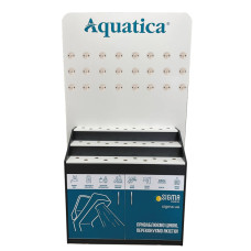 Стенд для змішувачів широкий антрацит 2200×1300×502мм AQUATICA (0221005)