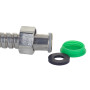 Шланг для душа 1/2' SS з підшипником 150см AQUATICA XB-9373 (9792041)