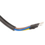 Кабель електричний PVC круглий (3×1мм²) 1.5м з вилкою WETRON (779915)